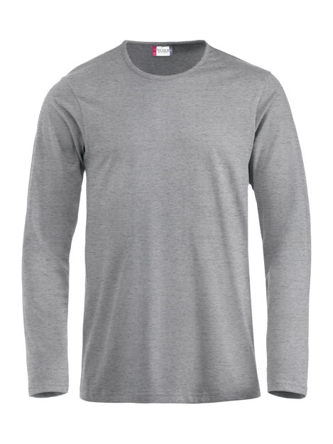 Fashion Tee L/S Grey Melange XS