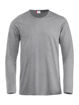 Fashion Tee L/S Grey Melange XXL