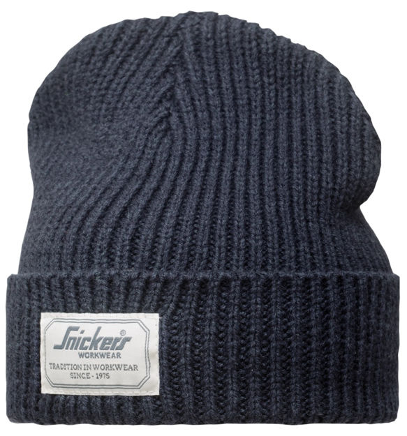 FISHERMAN BEANIE MBLÅ ONE SIZE