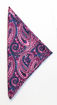 JH&F Handkerchief Paisley Pink 0