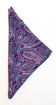 JH&F Handkerchief Paisley Purple 0