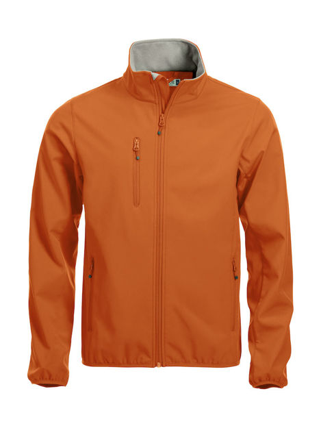 Basic Softshell Jacket Blood Orange