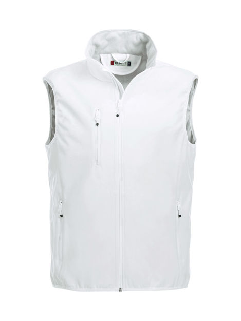 Basic Softshell Vest White