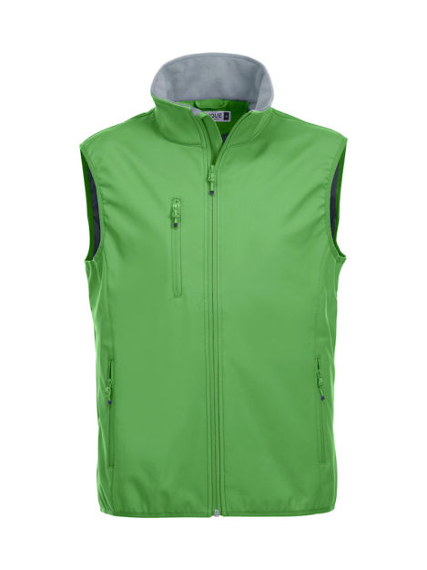 Basic Softshell Vest Apple Green