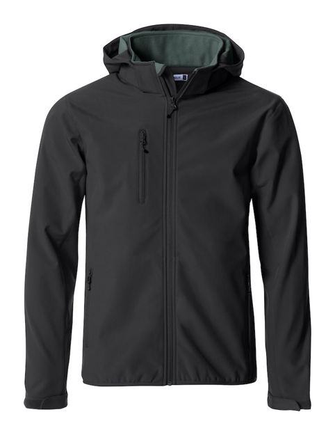 Basic Hoody Softshell Jacket Black