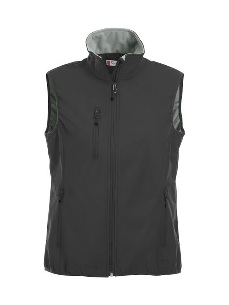 Basic Softshell Vest Ladies Black