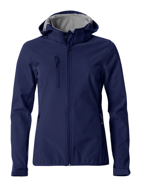 Basic Hoody Softshell Ladies Jacket Dark Navy
