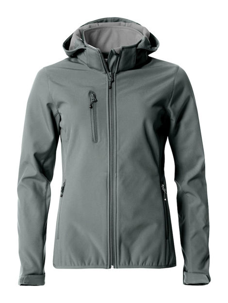 Basic Hoody Softshell Ladies Jacket Pistol