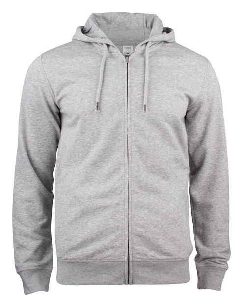 Premium OC Hoody FZ Grey Melange