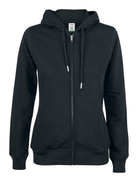 Premium OC Hoody FZ Ladies Black