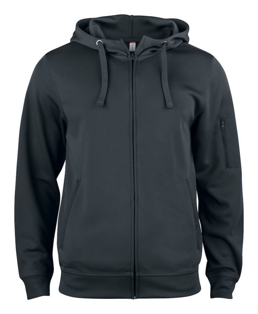 Basic Active Hoody FZ Black