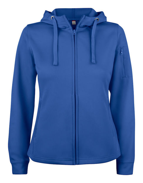 Basic Active Hoody FZ Ladies Royalblue