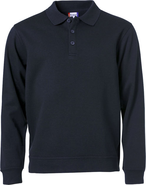 Basic Polo Sweater Dark Navy