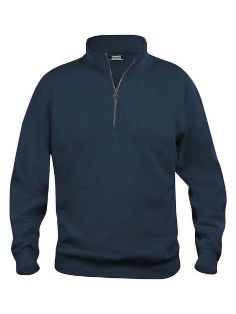 Basic Half Zip Dark Navy