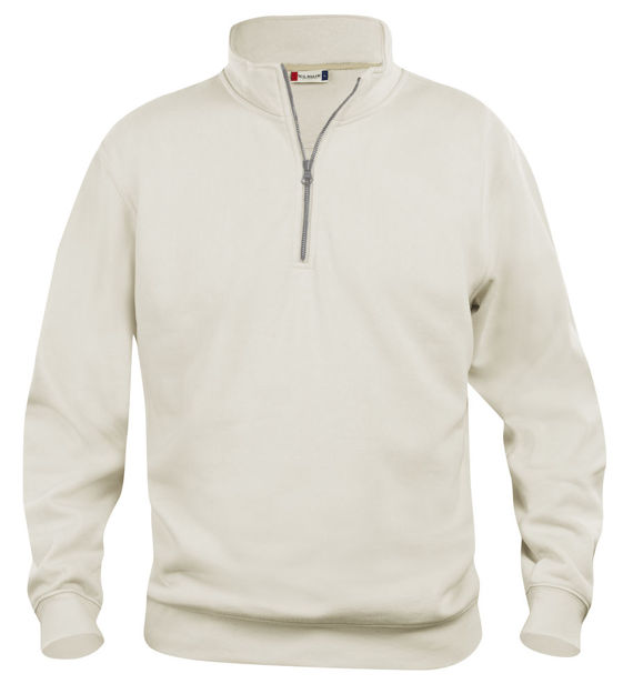 Basic Half Zip Light Khaki