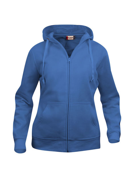 Basic Full Zip Ladies Royal Blue