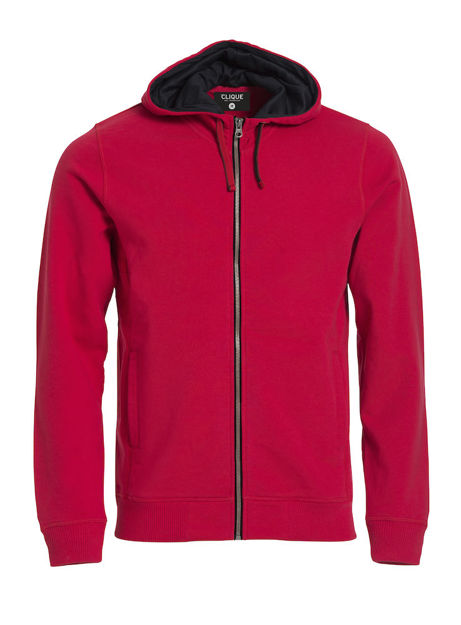 Classic Hoody Full Zip Red