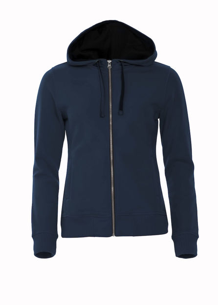 Classic Hoody Full Zip Ladies Dark Navy