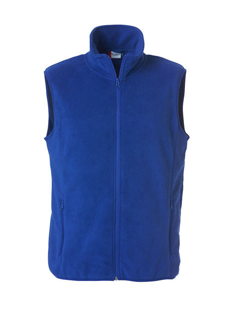 Basic Polar Fleece Vest Royal Blue