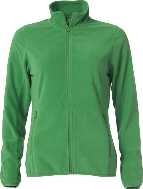 Basic Micro Fleece Jacket Ladies Apple Green