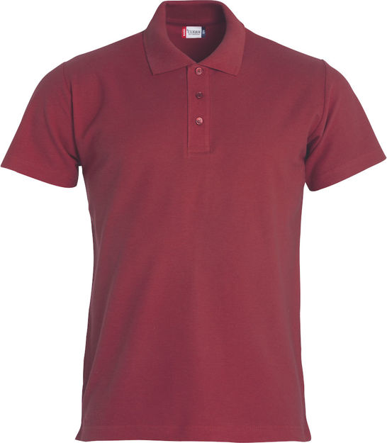 Basic Polo Burgundy