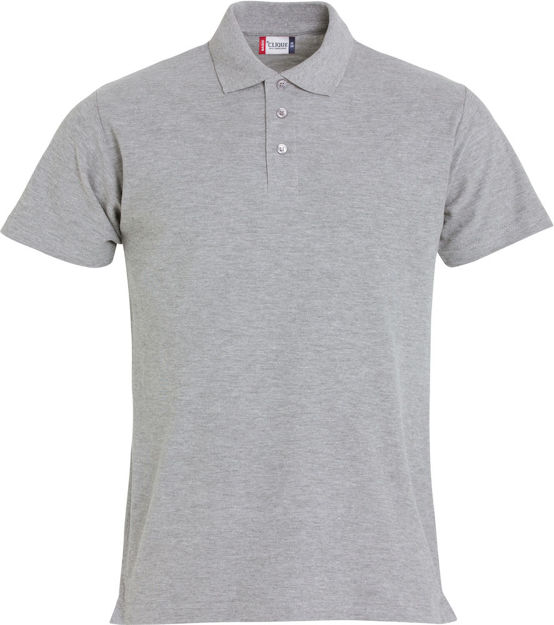 Basic Polo Grey Melange