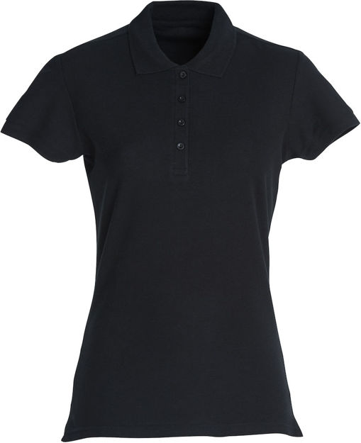 Basic Polo Ladies Black