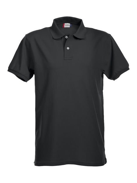 Stretch Premium Polo Black