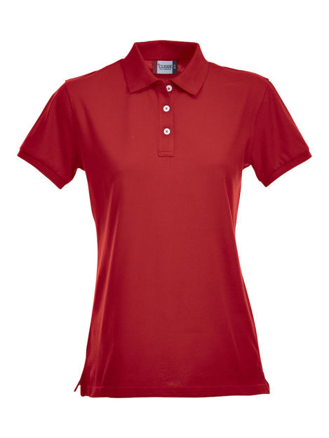 Stretch Premium Polo Ladie Red