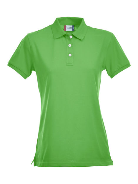 Stretch Premium Polo Ladie Apple Green