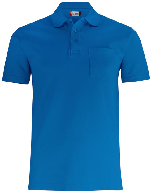 Basic Polo w. Pocket Royal Blue