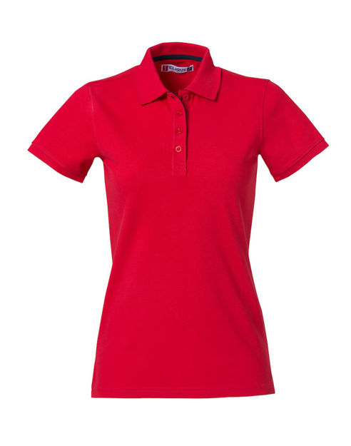 Heavy Premium Polo Ladies Red