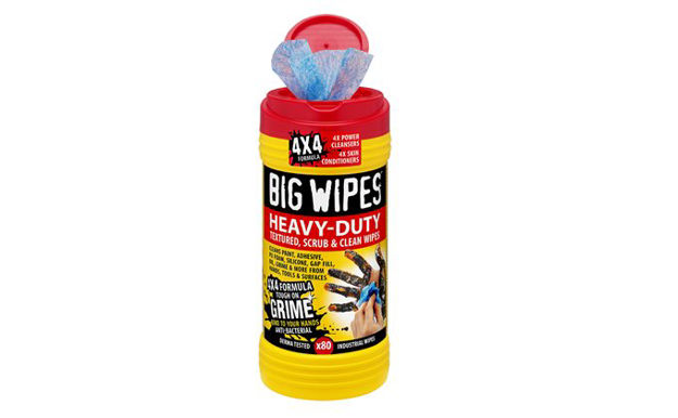 WIPES ANTIBAC rød,Heavy Duty4X4,80 tørk