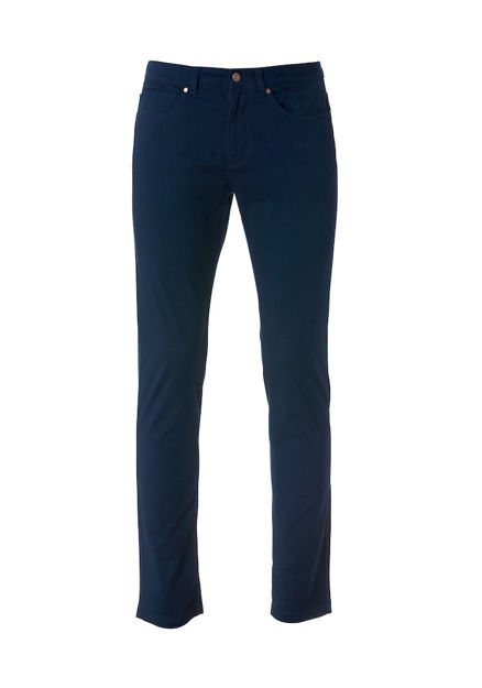 5-Pocket Stretch Light Dark Navy 