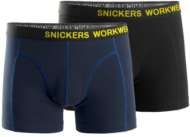 BOXERSHORTS 9436 2PK SORT/MBLÅ