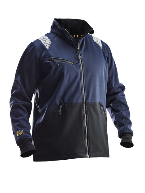 Jacket Windblocker Solid Navy Blue/black