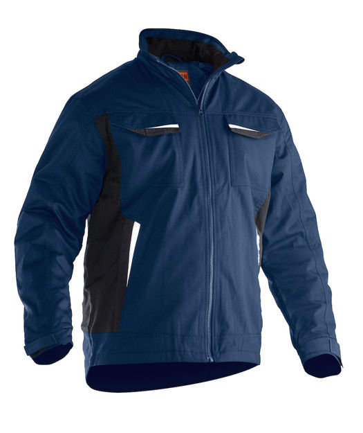 Poly Cotton Padded Jacket Navy