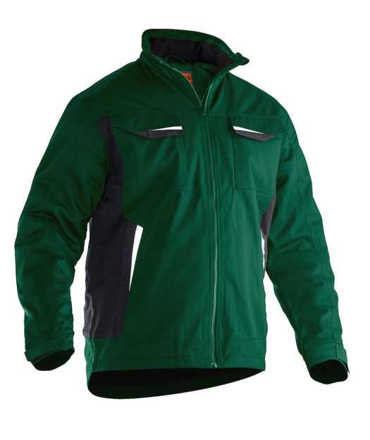 Poly Cotton Padded Jacket Forest Green