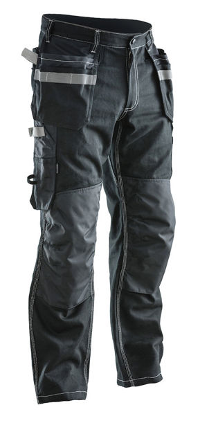 Ladies Trousers With Holster Black/White