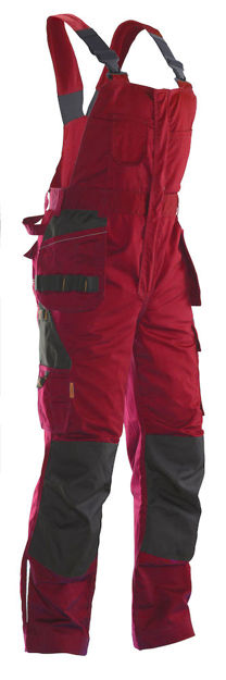 Bib n Brace Trouser Red/Black