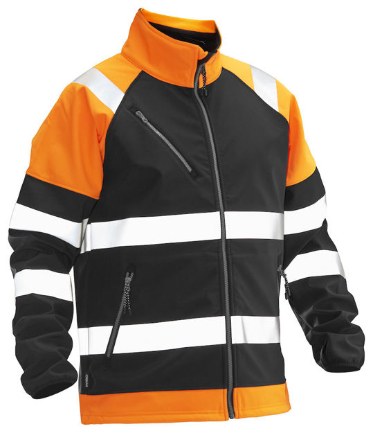 Softshell Jacket Hi Vis Vis Black/HV Black/HV Ora