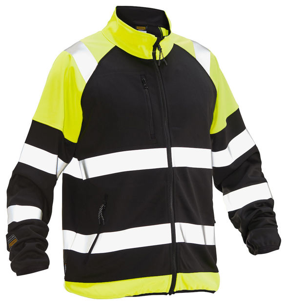 Softshell Light Jacka Hi Vis Vis Black/HV Black/HV Yel