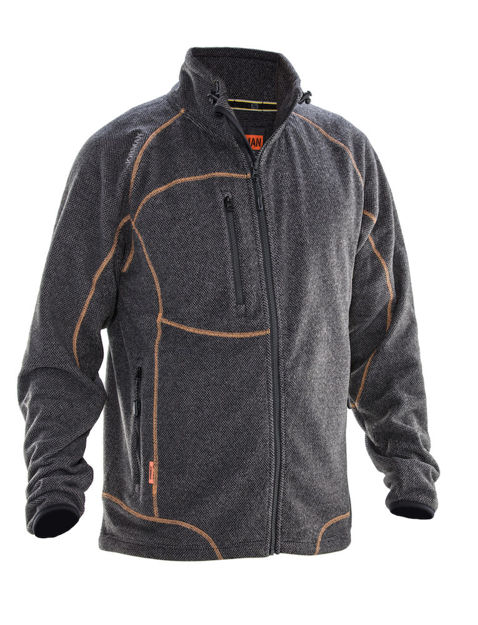 Fleece Jacket Grey/Black