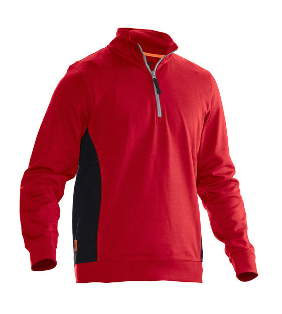 Sweatshirt 44228 2 Zip Black