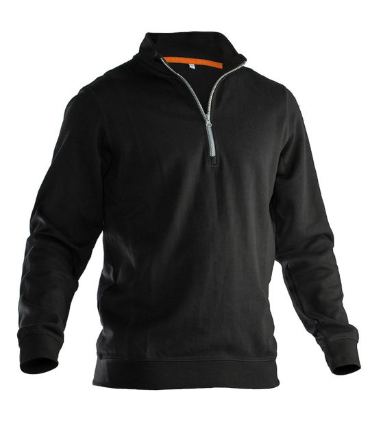 Sweatshirt 44228 2 Zip Black