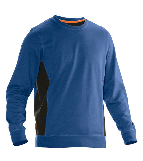 Sweatshirt Roundneck Sky Blue/Bla