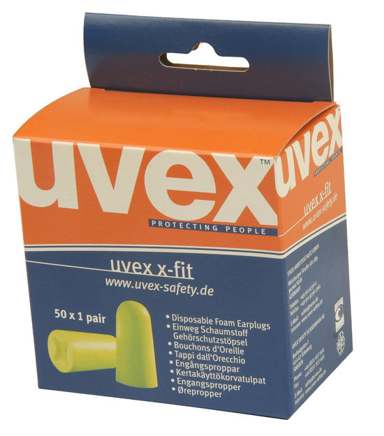 ØREPROPP UVEX X-FIT 50-PK