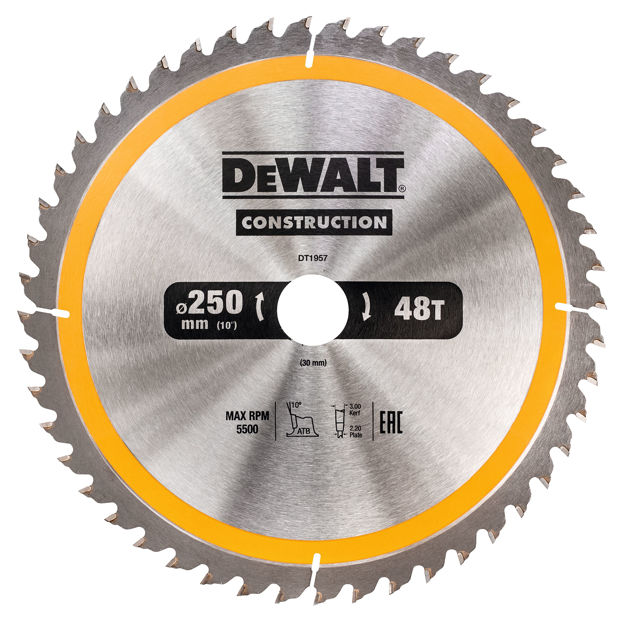 SAGBLAD 250X30X48T DT1957 DEWALT