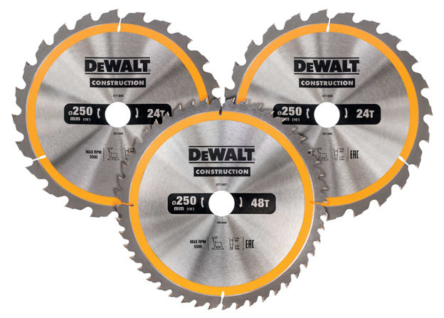 SAGBLAD SETT 3X250  DT1963 DEWALT