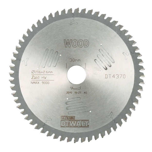 SAGBLAD 216X30X60T DT4370 DEWALT